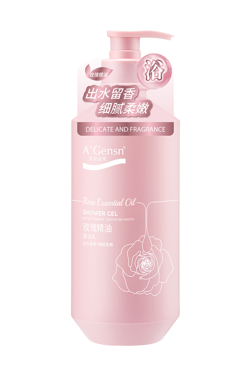 Rose essential oil fragrant bath milk
